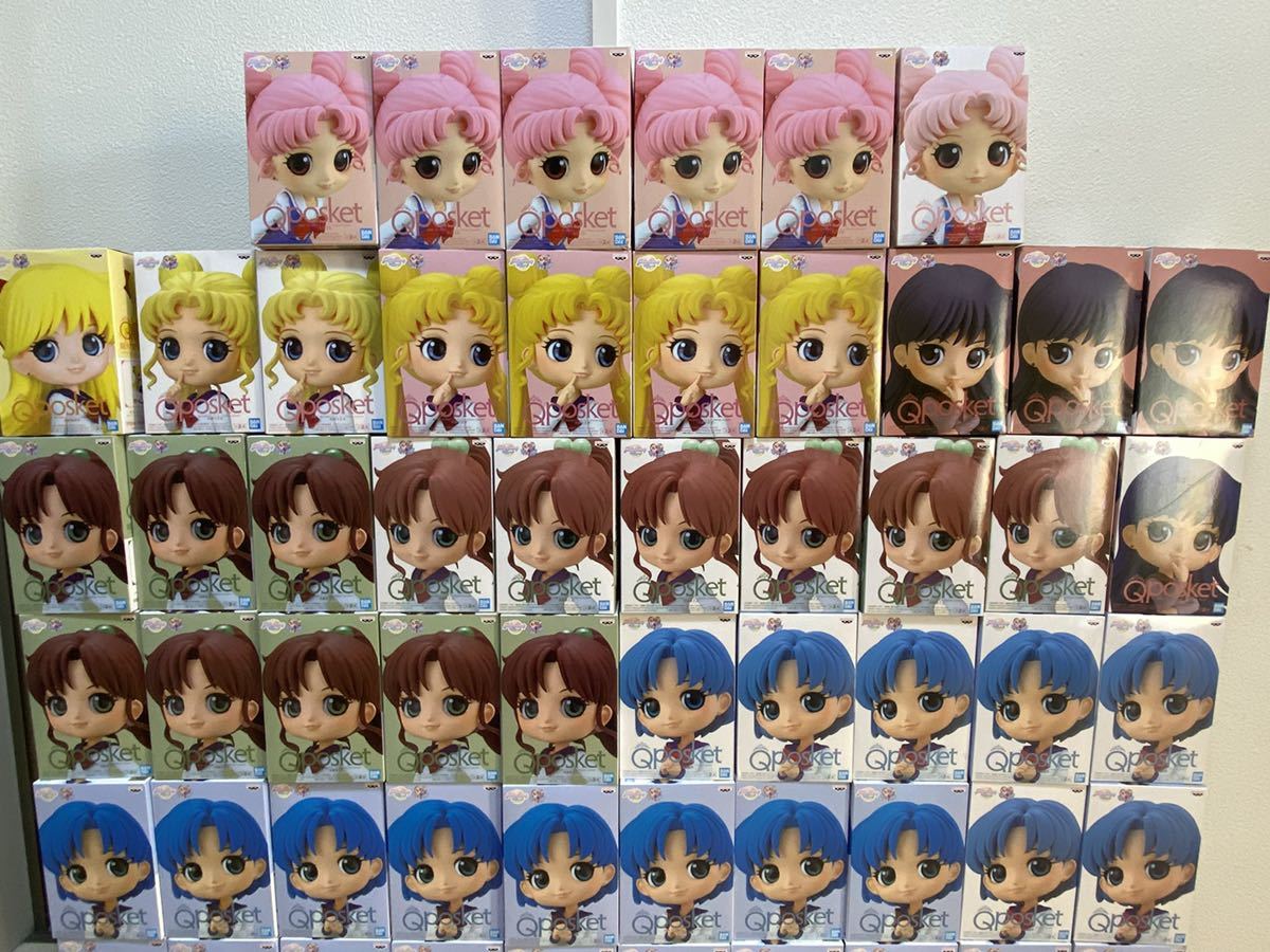 美少女戦士セーラームーン等 プライズ未開封フィギュア大量56体 