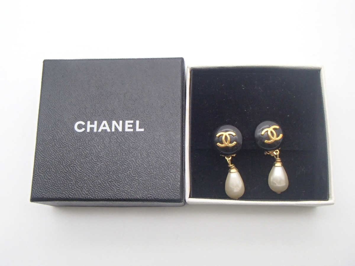 ◎CHANEL シャネル イヤリング /フェイクパール パール ココ ココ