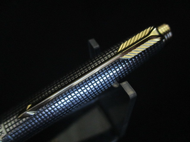 パーカー75　スターリングシルバー　万年筆　天面フラット　0刻印　初期型　筆記確認後クリーニング済