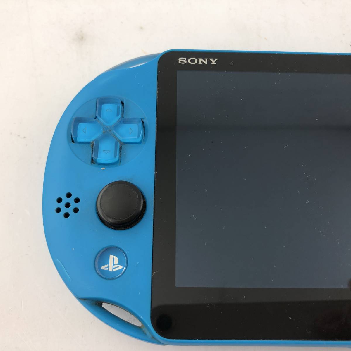 1円～【動作確認済】【1円】PlayStation Vita アクア・ブルー(PCH-2000 