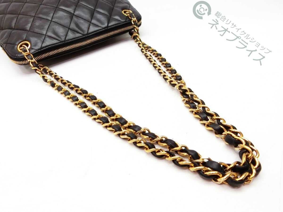 Z2018 CHANEL シャネル マトラッセ ロゴチャーム チェーン ショルダー