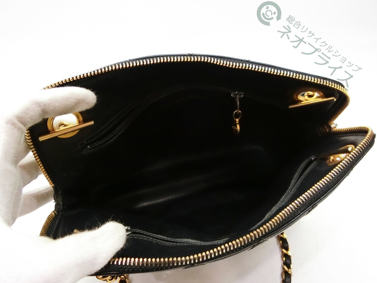 Z2018 CHANEL シャネル マトラッセ ロゴチャーム チェーン ショルダー