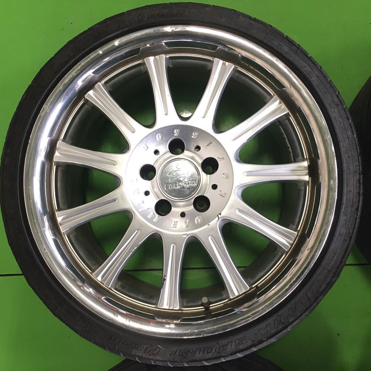 NA411 中古 CARLSON CR1/11 EVO カールソン ホイール 19×8.5J +40 19 
