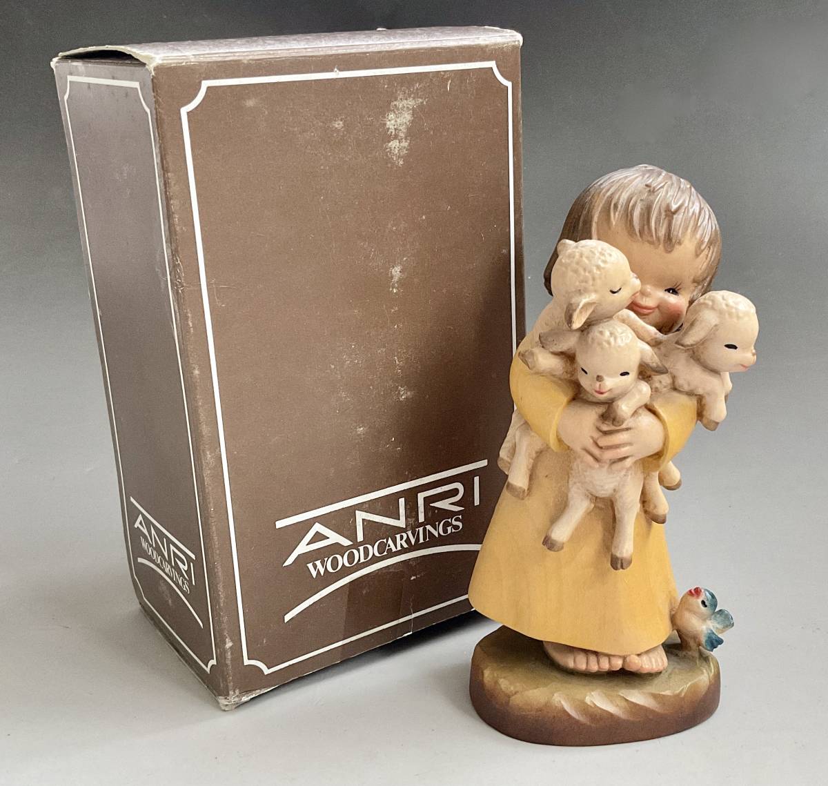 アンリ人形 ANRI 15cm 【Spring Arrivals・春の訪れ】 ANRI Spring アンリ人形 - 木彫り人形 アンリ メルカリ 15cm Arrivals