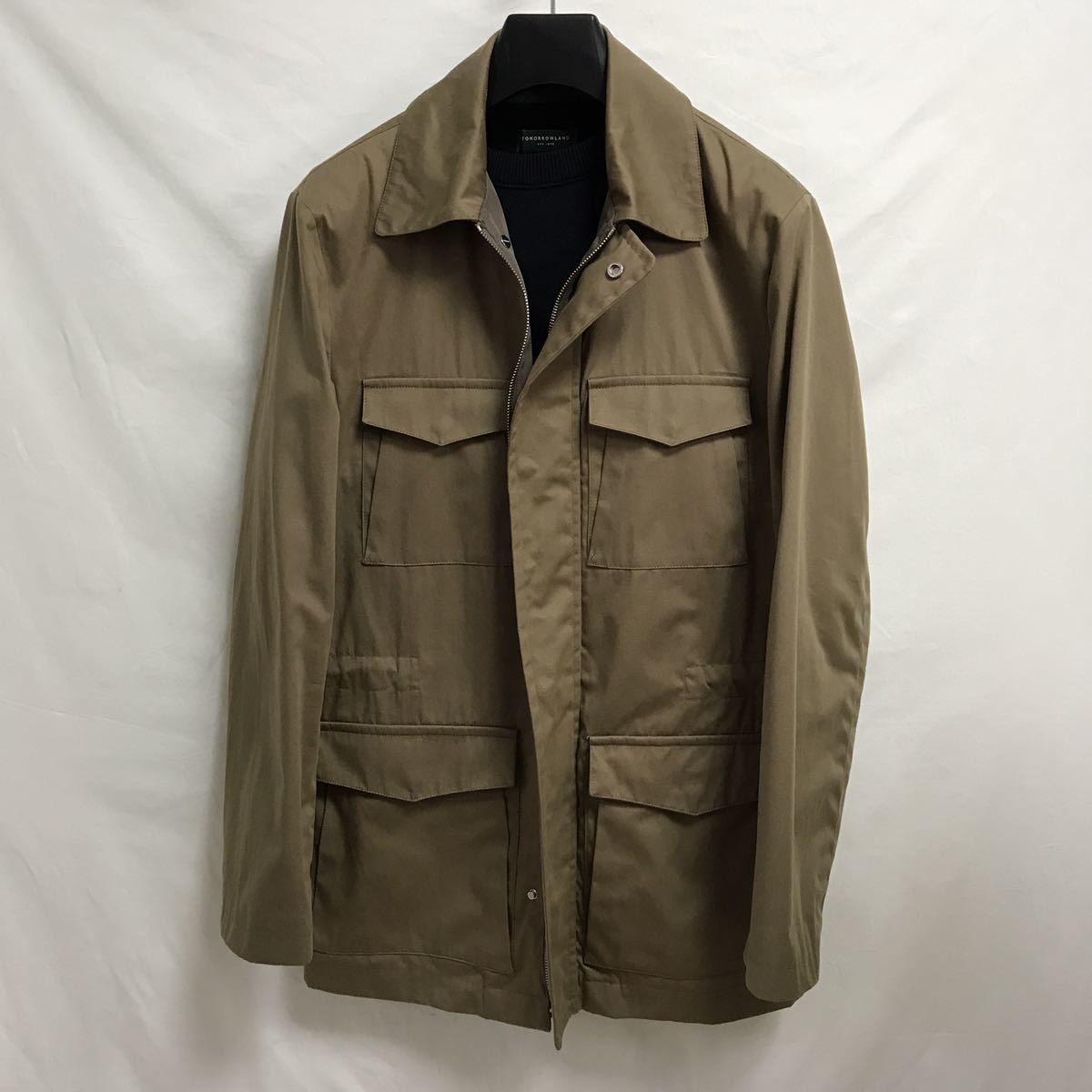 美品 KIRED 46 YURI コットン ミリタリージャケット カーキ キーレッド 