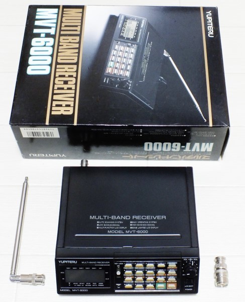 ユピテルマルチバンドレシーバー MVT-8000 受信機 取扱説明書 アンテナ