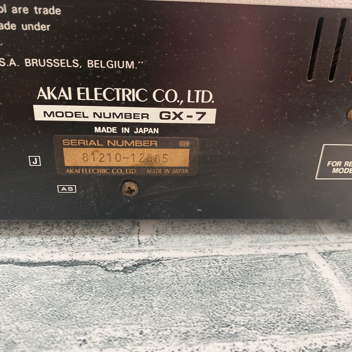 カセットデッキ AKAI 通電確認済み オーディオ機器 Yahoo!オークション