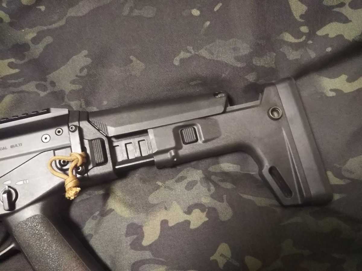 PTS製 電動ガン masada cqb ブラック/a&k/マグプル/ヨルムンガンド/次世代/ 電動ガン/マサダ