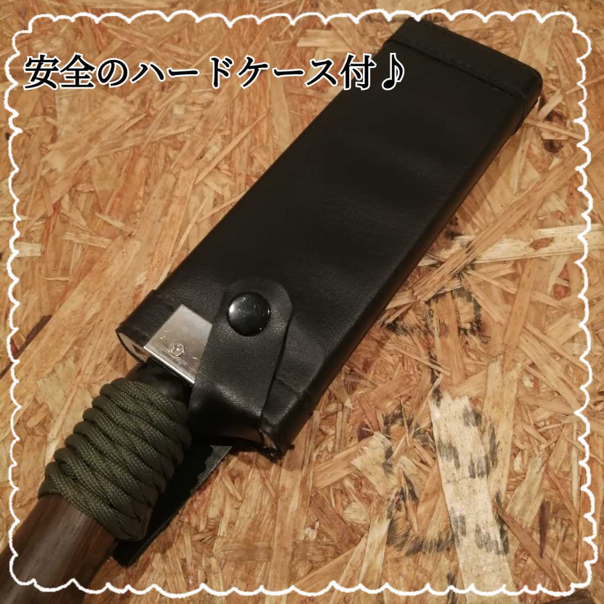 鉈 黒鉈【我儘の極み】 薪割り ビンテージ風 リメイク アウトドア 手斧 