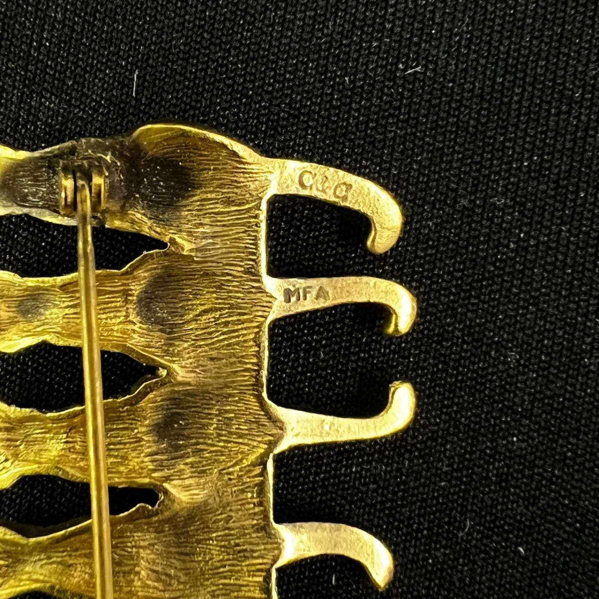 Brand Village ボストン美術館 Museum of Fine Arts Boston ミュージアムジュエリー ブローチ 猫