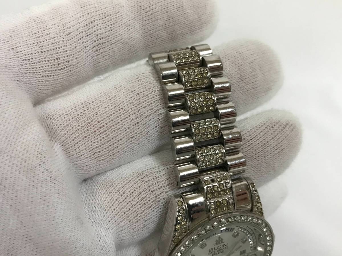 ジャンク】ELGIN エルジン 腕時計 FINE PLATINUM999.5 FK-971-E 中古
