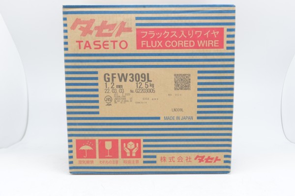 セール，爆買い タセト フラックス入りワイヤ GFW309L 1.2mm 12.5kg A(消耗品)｜売買されたオークション情報、yahooの商品情報をアーカイブ公開 - オークファン 消耗品