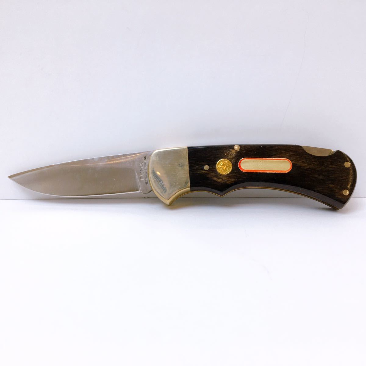 31【中古】PUMA 705 GERMANY STAINLESS フォールディングナイフ シース 