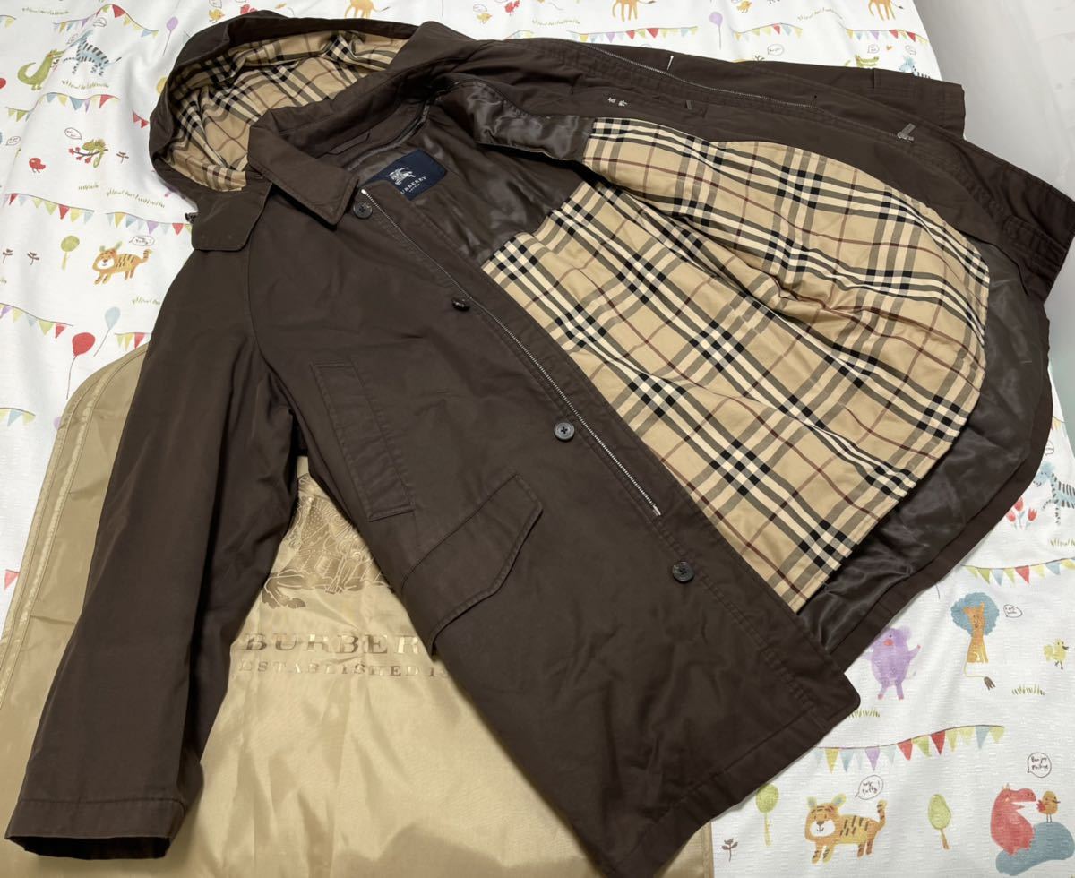 25万☆中古美品90％ダウンライナーコート春秋冬物バーバリーロンドン
