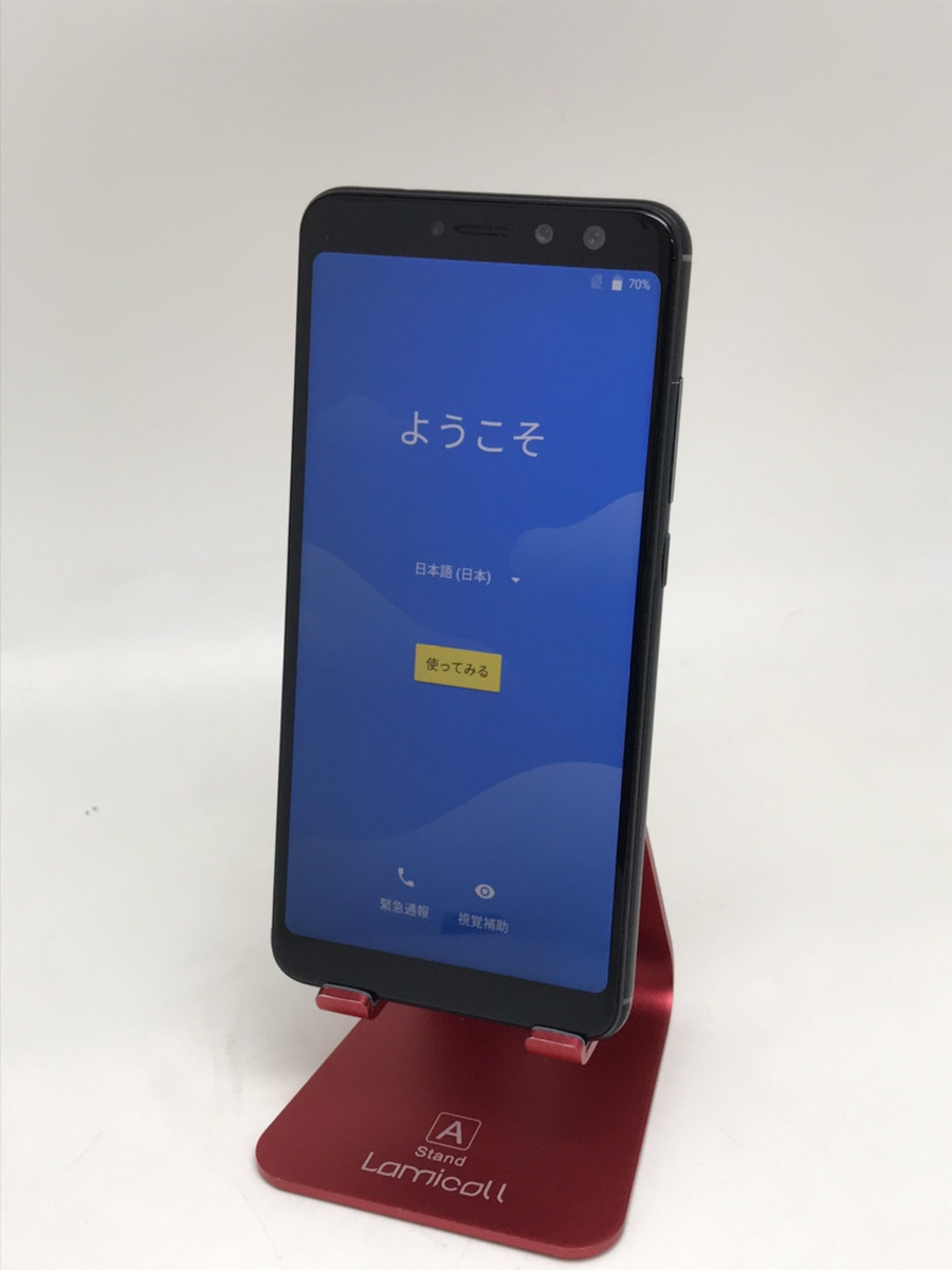 WIKO (ウイコウ) gooのスマホ 「g08」 ブラック 「VIEWPRIME