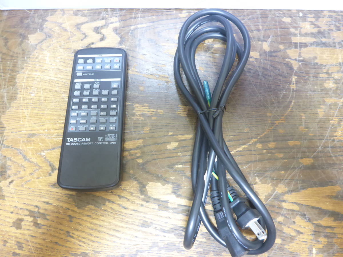 TASCAM　　CC-222SLmkⅡ 業務用CDカセットレコーダー　タスカム 2 TASCAM 業務用CDカセットレコーダー | Cassette - CC-222mkⅣ