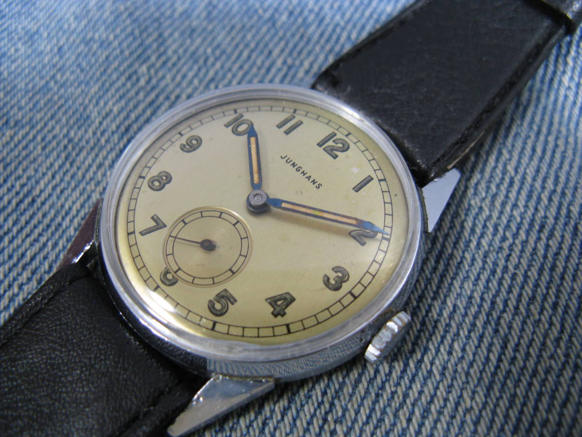 1940年代 JUNGHANS ユンハン31.8mm ミリタリー ドイツ製アンティーク手 