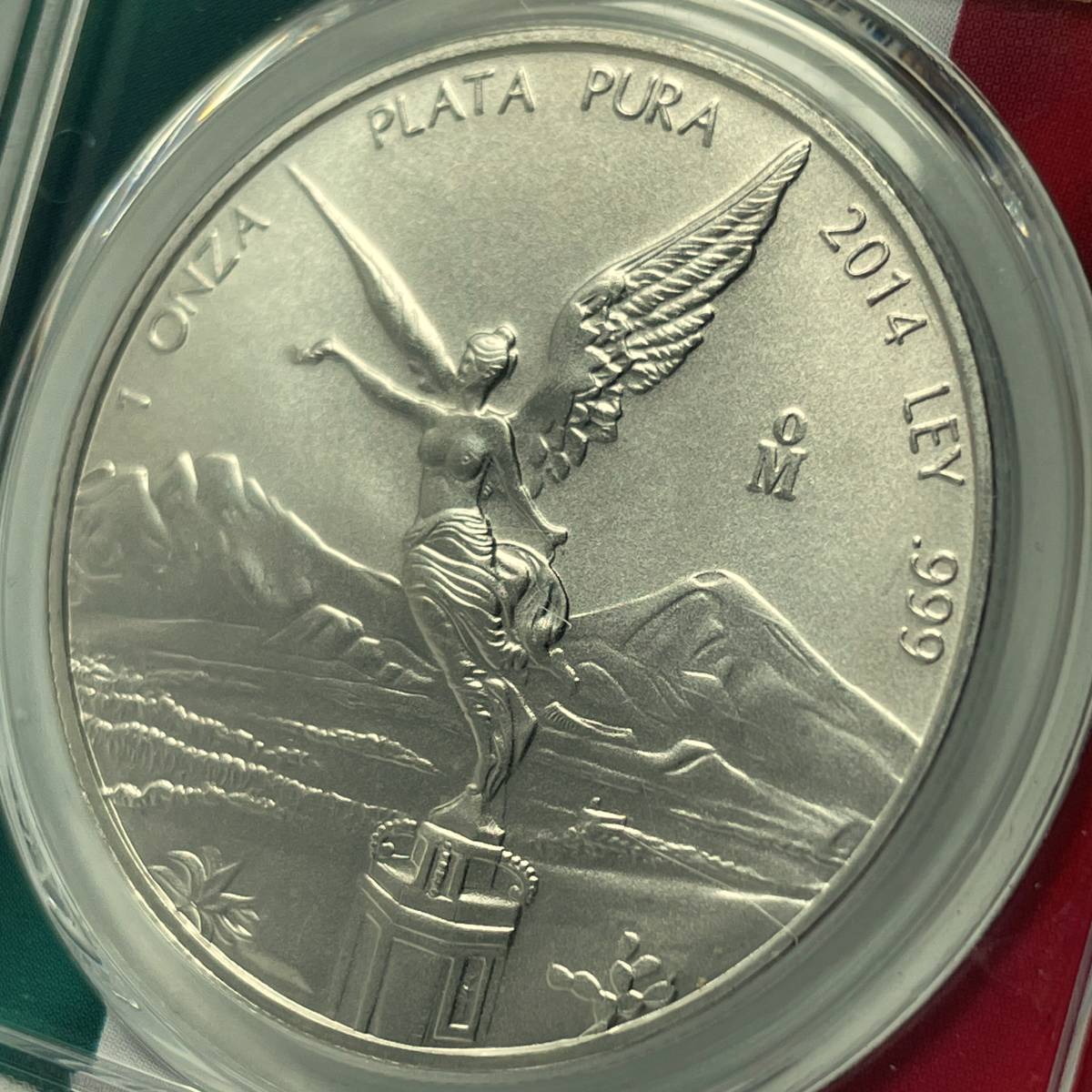 ニケ 勝利の女神1999年 メキシコ リベルタード純銀 2オンス 銀貨