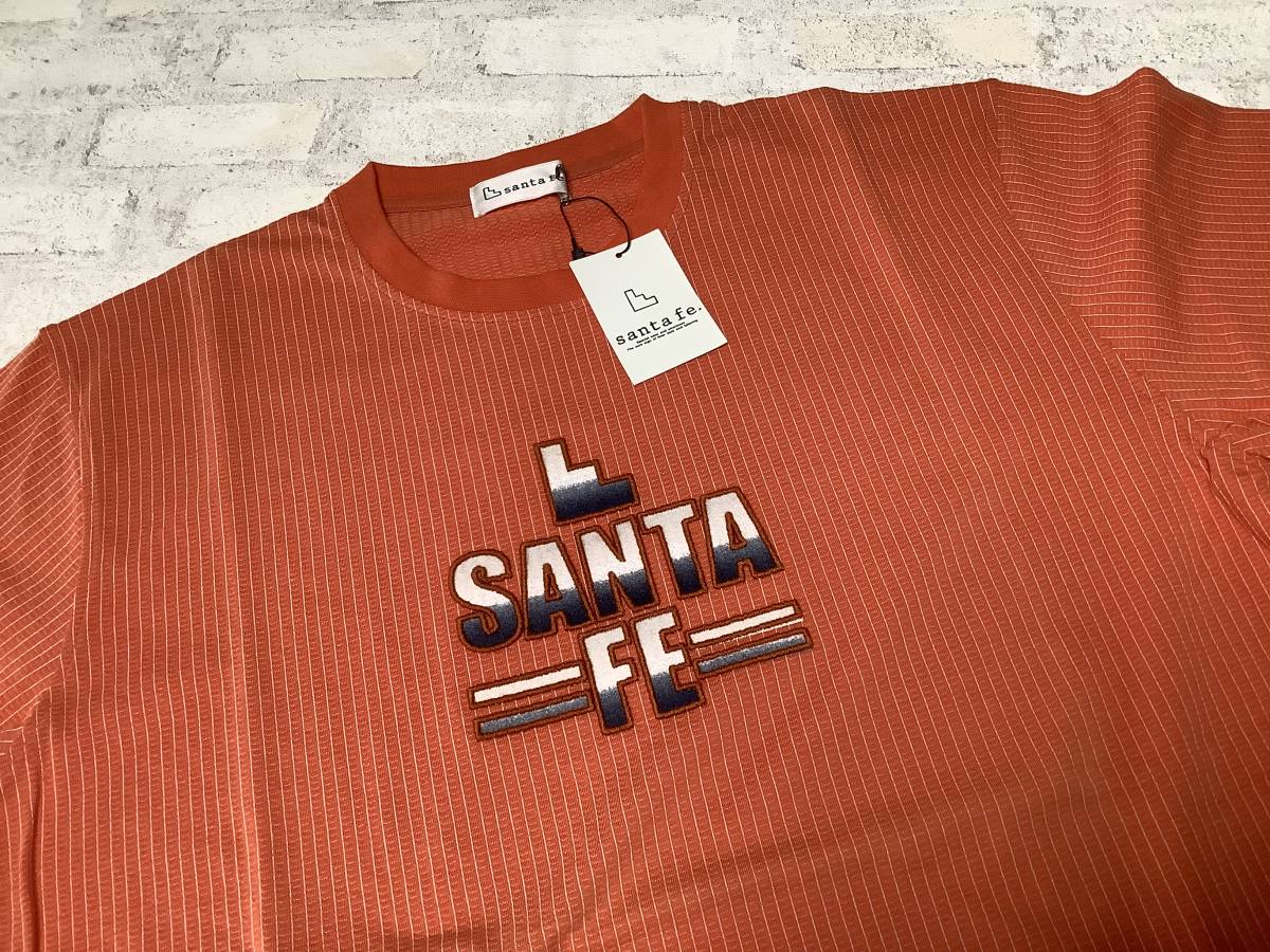 大サービス新品未使用　定価不明　50 ＬＬサイズ 　オレンジの可愛いTシャツ　santafeサンタフェブランド　