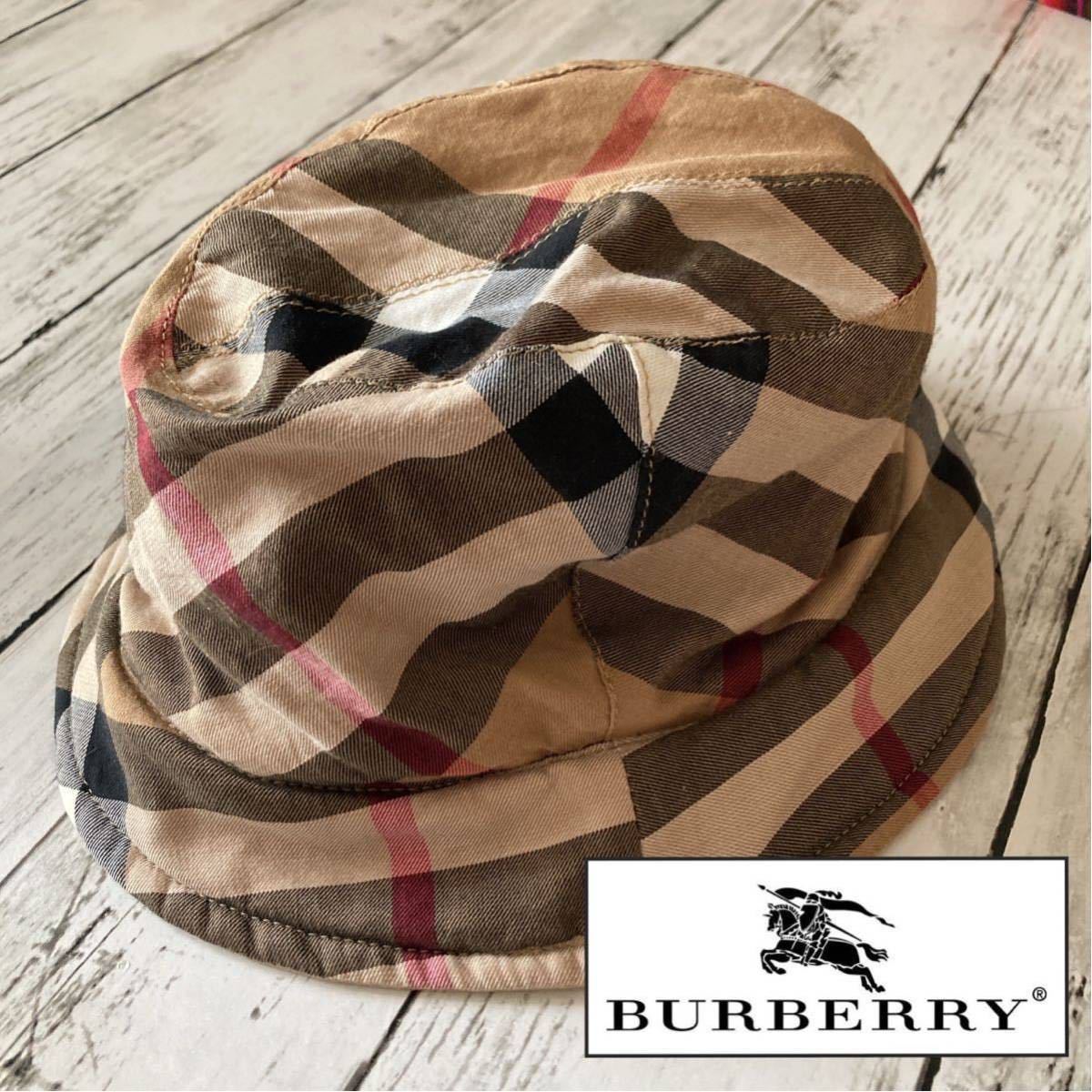 BURBERRY ハット 帽子 バーバリー ノバチェック キッズ服飾⁄帽子 