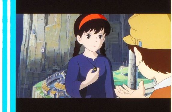 天空の城ラピュタ 35mm映画フィルム 連続5コマ 宮崎駿 田中真弓 パズー 