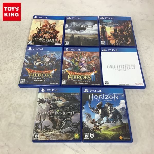 激安大特価，新作登場 1円 PS4 ソフト ファイナルファンタジーXIV ONLINE モンスターハンター：ワールド KINGDOM HEARTS III 他(その他)｜売買されたオークション情報、yahooの商品情報をアーカイブ公開 - オークファン その他