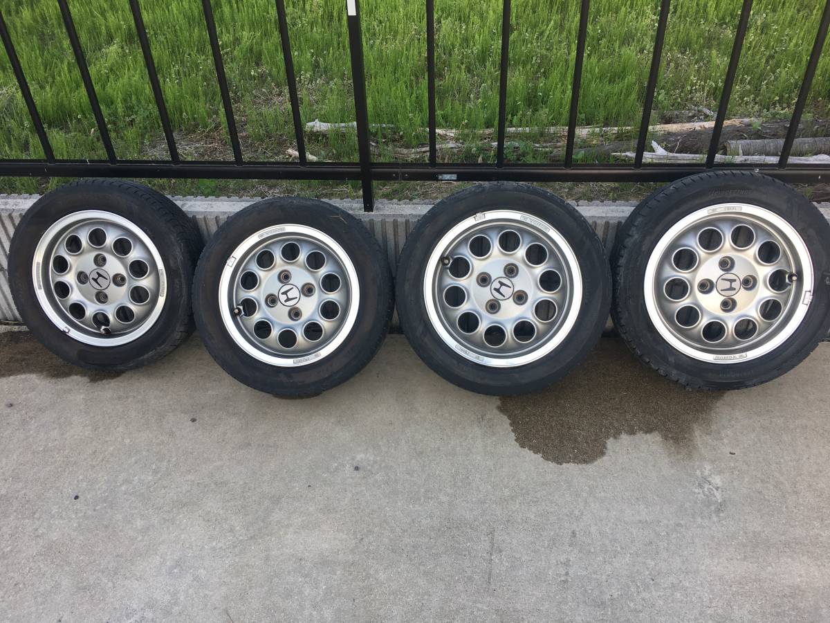ホンダ ビート PP1 純正 アルミホイール 4本セット 前後異形 14×5J 2 