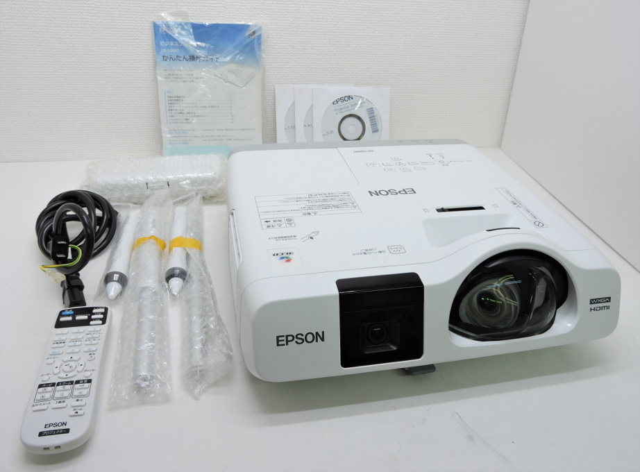 【液晶プロジェクター】EPSON LCD PROJECTOR EB-536WT 動作確認済 ランプ使用時間 高輝度 256H 低輝度 0H EB-536WT EPSON LCD 点灯時間 641H&frasl;22H サイト