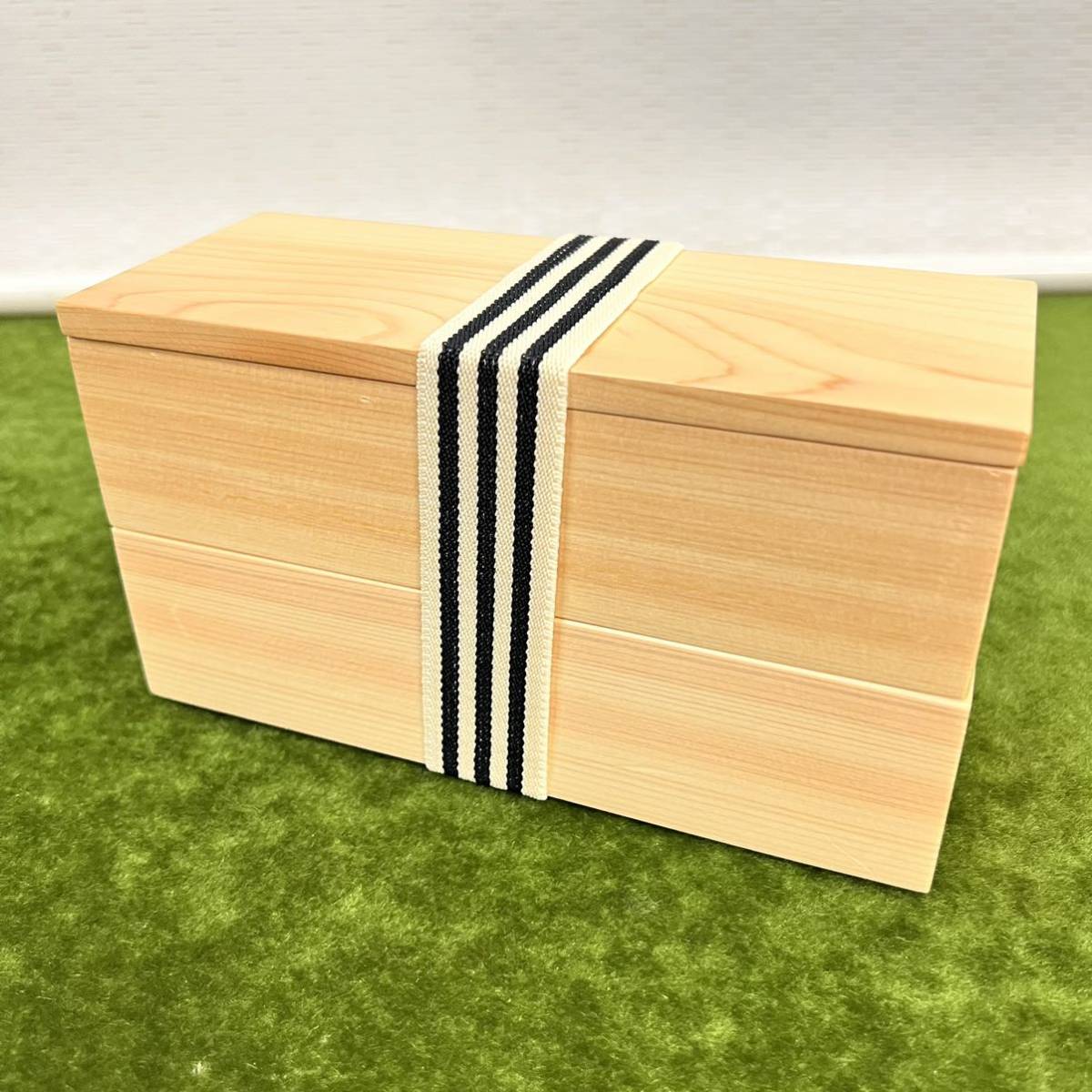 超激得，本物保証 弁当箱/曲げわっぱ/木製弁当箱/2段 角型 ランチボックス/日本製/天然素材(弁当箱（男女兼用）)｜売買されたオークション情報、yahooの商品情報をアーカイブ公開 - オークファン 弁当箱（男女兼用）
