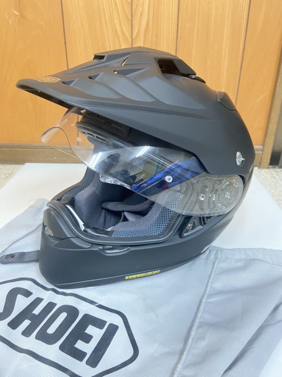 SHOEI HORNET ADV マットブラック色 59cm/Lサイズ 2023/10製造