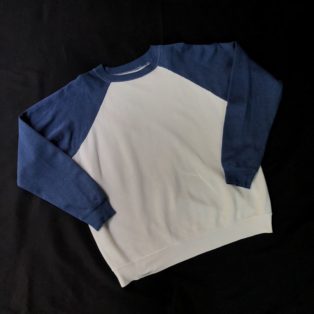 60〜70s Two tone Color Plain Sweat ツートン 無地 スウェット 