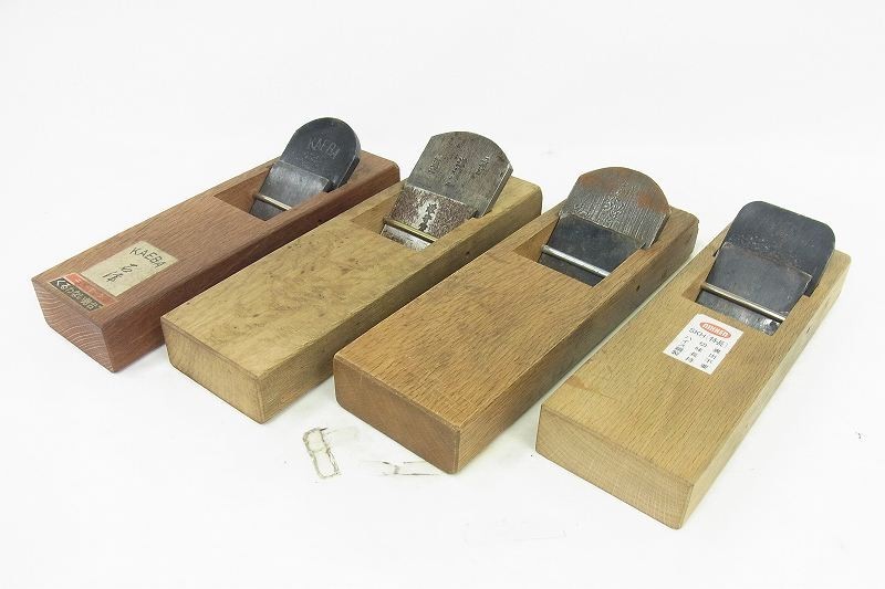 R133-Y1-2801 源守家 など 鉋 カンナ 大工道具 4点セット 現状品③ 