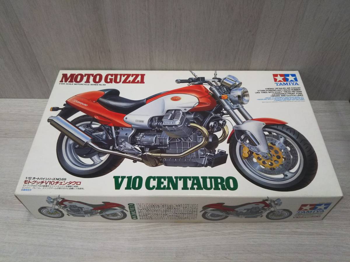 未組立品】 タミヤ モトグッチ V10チェンタウロ 1/12 オートバイ 