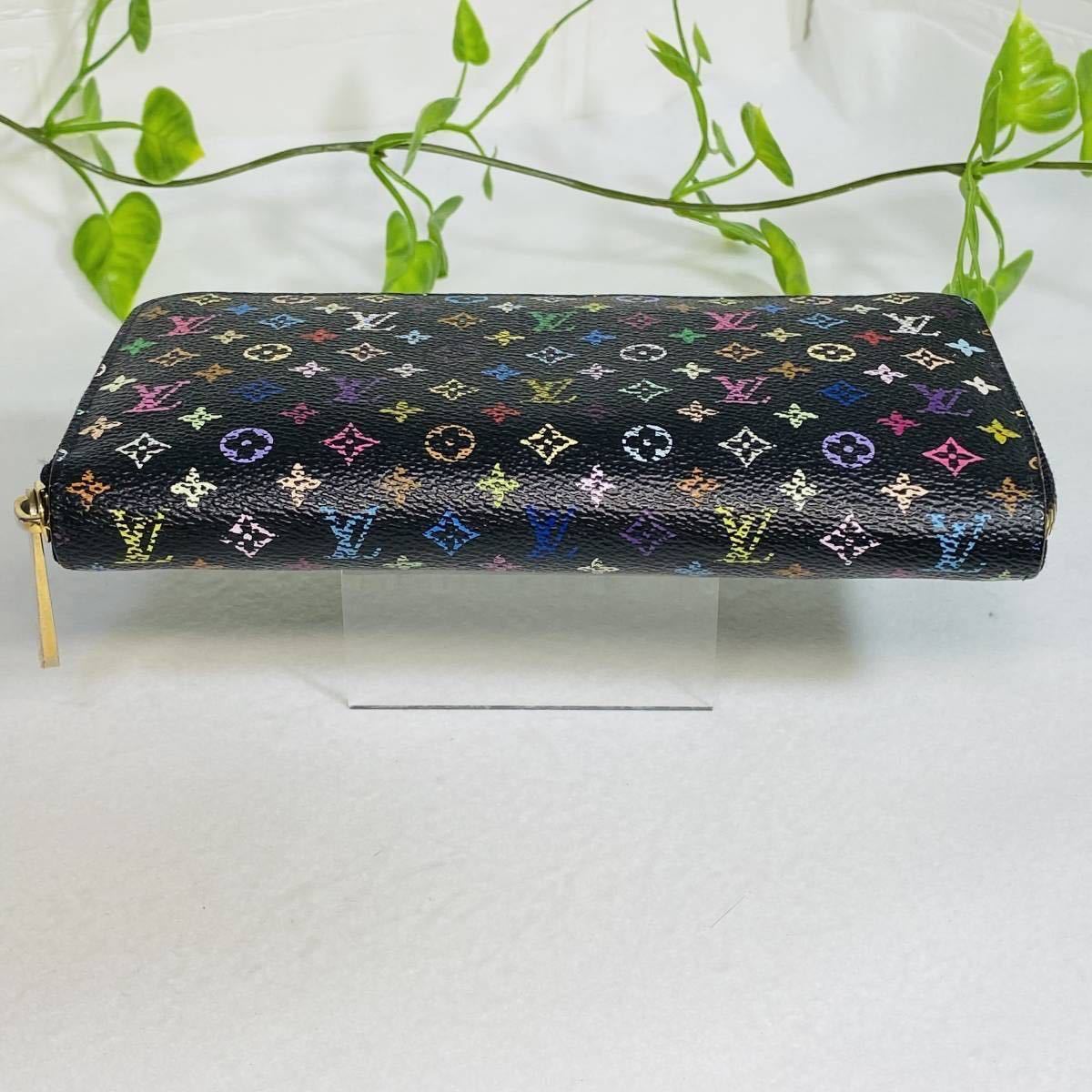 美品》LOUIS VITTON ルイ・ヴィトン モノグラム マルチカラー ジッピー 