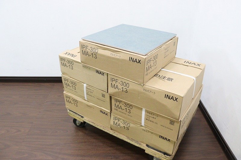 【埼玉引取】S1872◆LIXIL◆タイル◆7ケース◆マルモアート◆1ケース10入◆300角平◆内装◆外装◆床◆IPF-300 MA-13 | LIXIL 建材サーチ リクシル DTL-1574&frasl;MRM-1P~MRM-3P 株式会社TChic