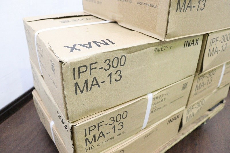 【埼玉引取】S1872◆LIXIL◆タイル◆7ケース◆マルモアート◆1ケース10入◆300角平◆内装◆外装◆床◆IPF-300 MA-13 | LIXIL 建材サーチ リクシル DTL-1574&frasl;MRM-1P~MRM-3P 株式会社TChic