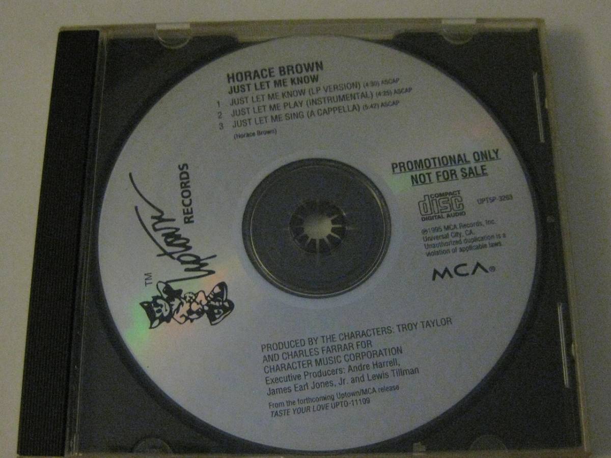 新品，新作 Horace Brown Just Let Me Know CD Single Promo(R&B、ソウル)｜売買されたオークション情報、yahooの商品情報をアーカイブ公開 - オークファン Ru0026B、ソウル