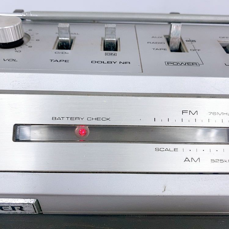 PIONEER パイオニア ラジカセ SK-70 通電ok ラジオ AUX PIONEER