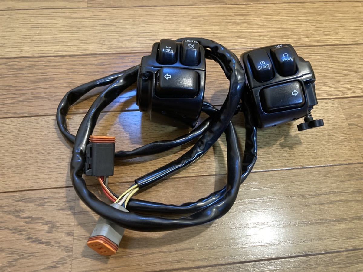 中古】ハーレー純正スイッチ左右セット 2000年スポーツスターで使用 