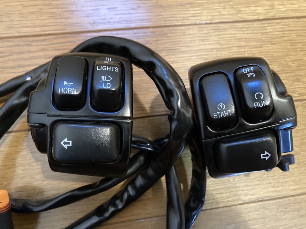 中古】ハーレー純正スイッチ左右セット 2000年スポーツスターで使用 
