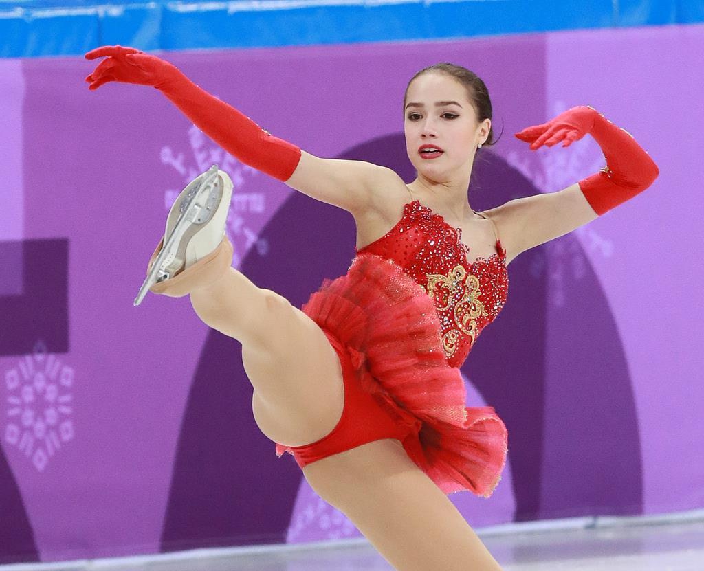 10枚組 アリーナ ザギトワ Lサイズ写真 サイン 女子スケート