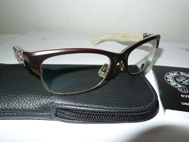 ◇クロムハーツ CHROME HEARTS べっ甲柄 LOVE GLOVE 眼鏡 サングラス