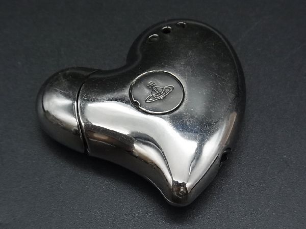 vivienne westwood ハートシェイプ いただい ガスライター シルバー