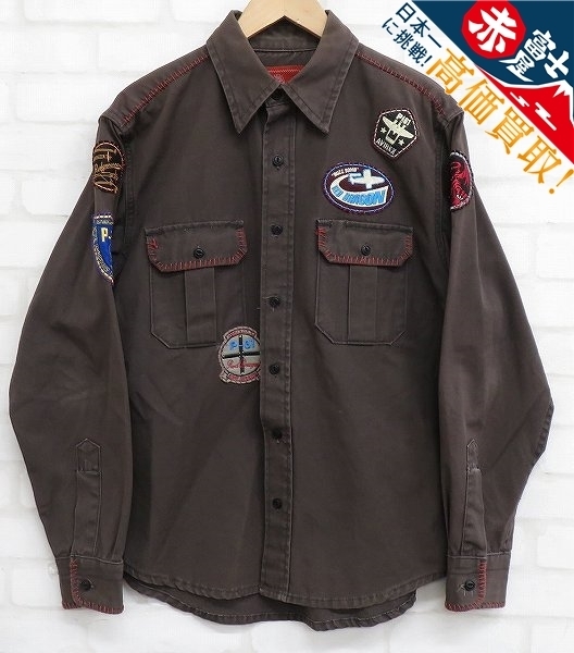 アヴィレックス ミリタリーユーティリティシャツ カスタム AVIREX