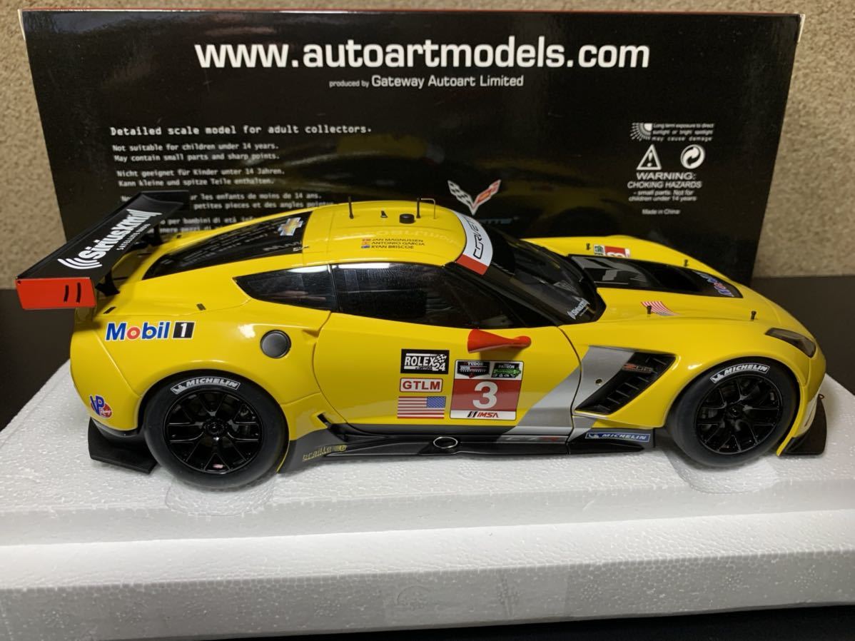 オートアート 1/18 シボレー コルベット C7.R デイトナ24HRS 2015優勝 