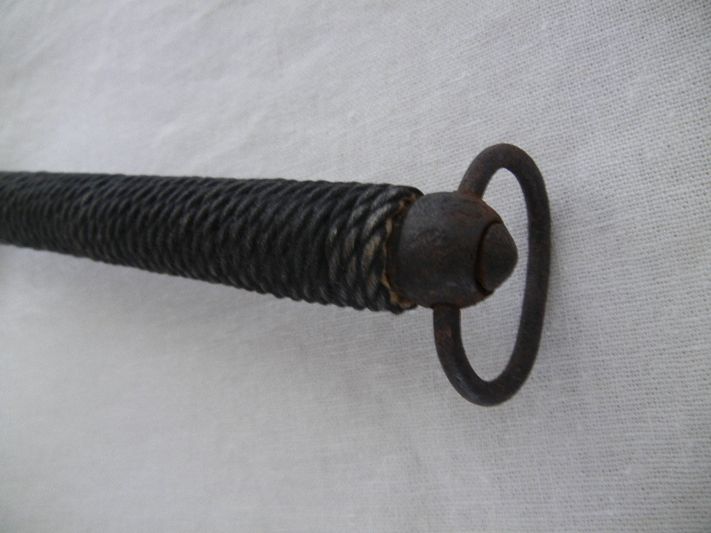 六角棒身装飾用太長十手 江戸期 (日本刀 十手 武具 刀剣 武器 武術