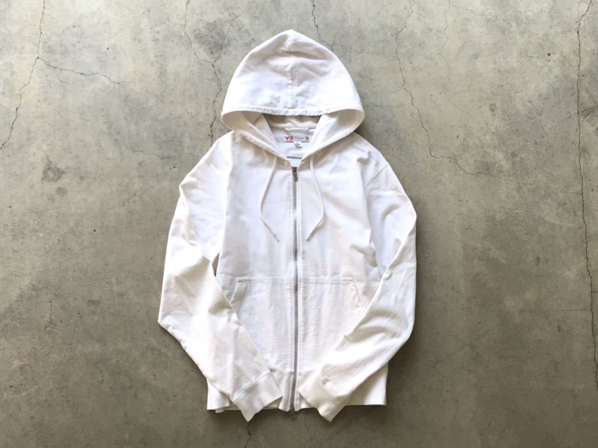 Y-3 天竺織り ヘビーウェイトコットン ジップアップパーカー M Yohji 
