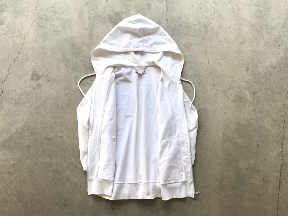 Y-3 天竺織り ヘビーウェイトコットン ジップアップパーカー M Yohji 