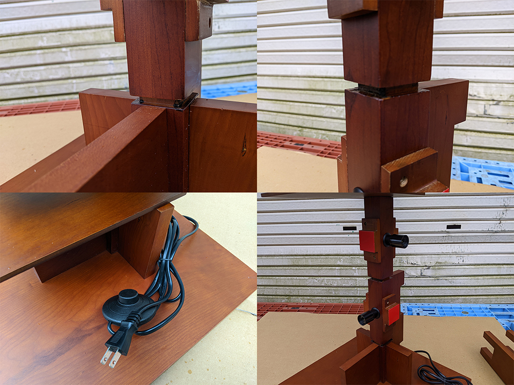 フランクロイドライト タリアセン 2 XLフロアライト ウォールナット  