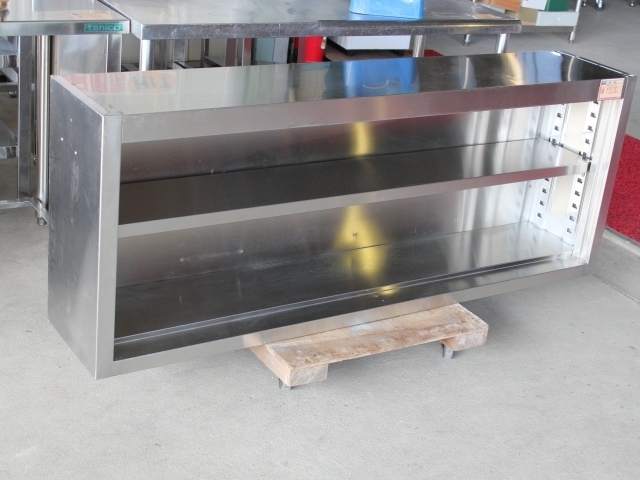10-34151 中古品 吊戸棚 戸無し 1550×300×600 業務用 厨房用品 店舗 
